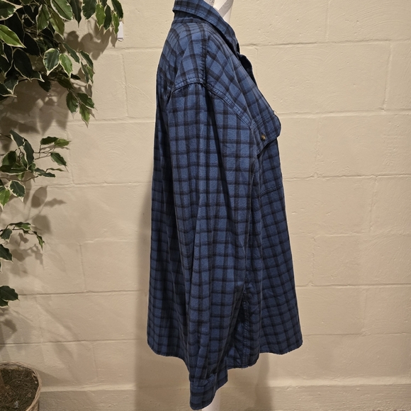 Carhartt Shirt Men’s 2XL Original Fit Long Sleeve Blue Plaid. - Picture 2 of 11